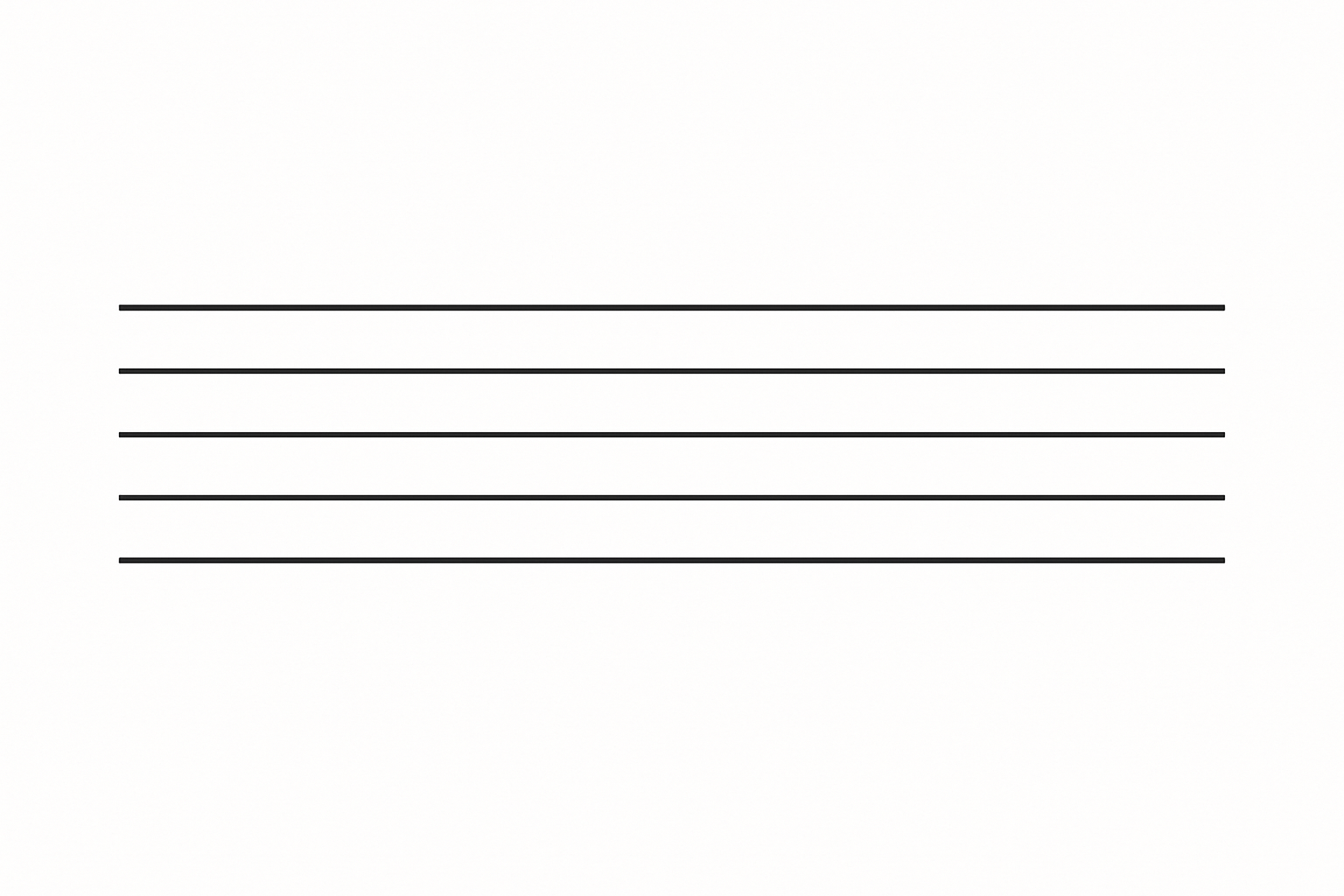 o que é pentagrama musical