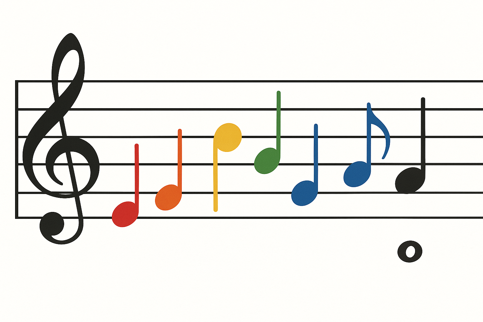 o que é pentagrama musical