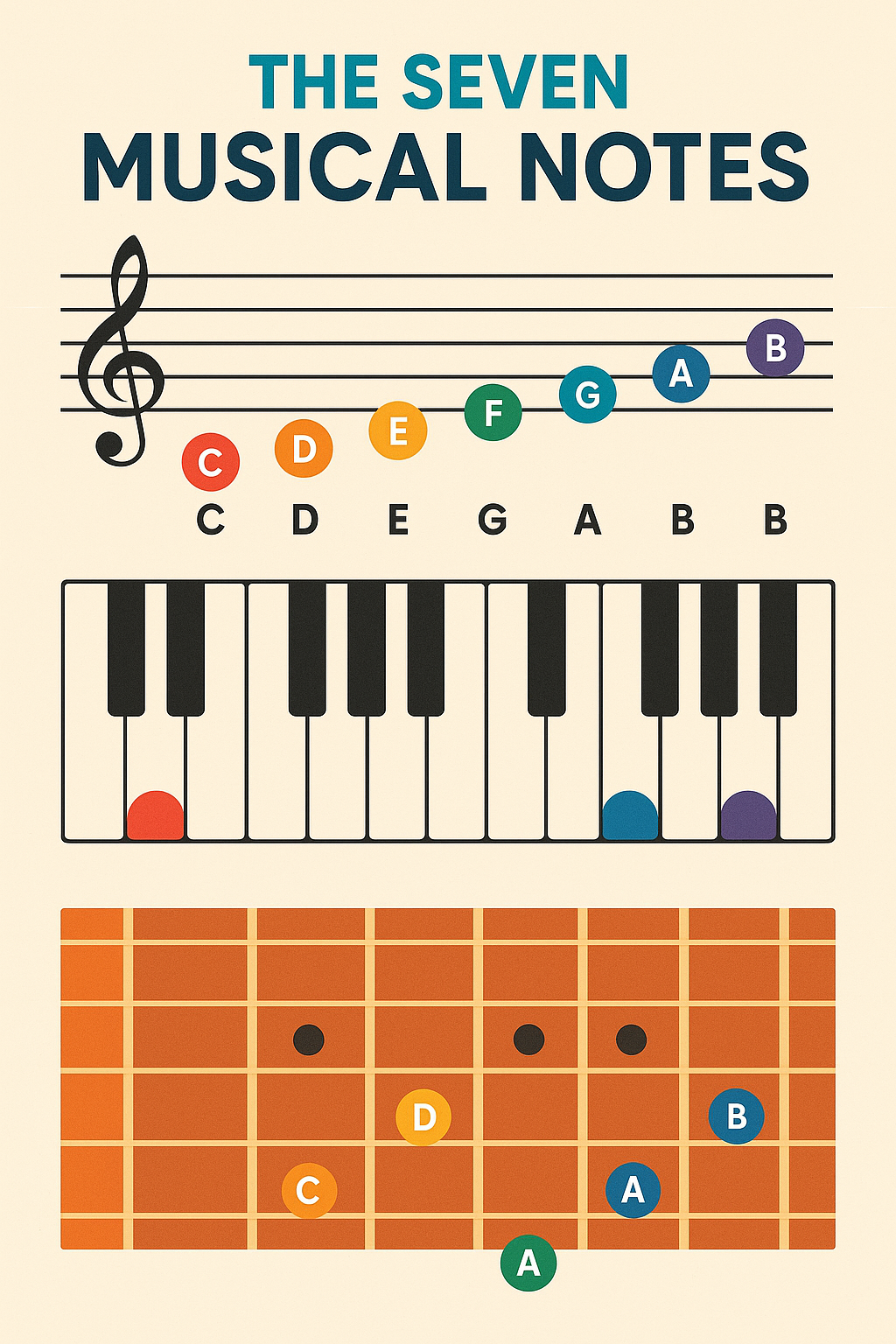 quais são as notas musicais