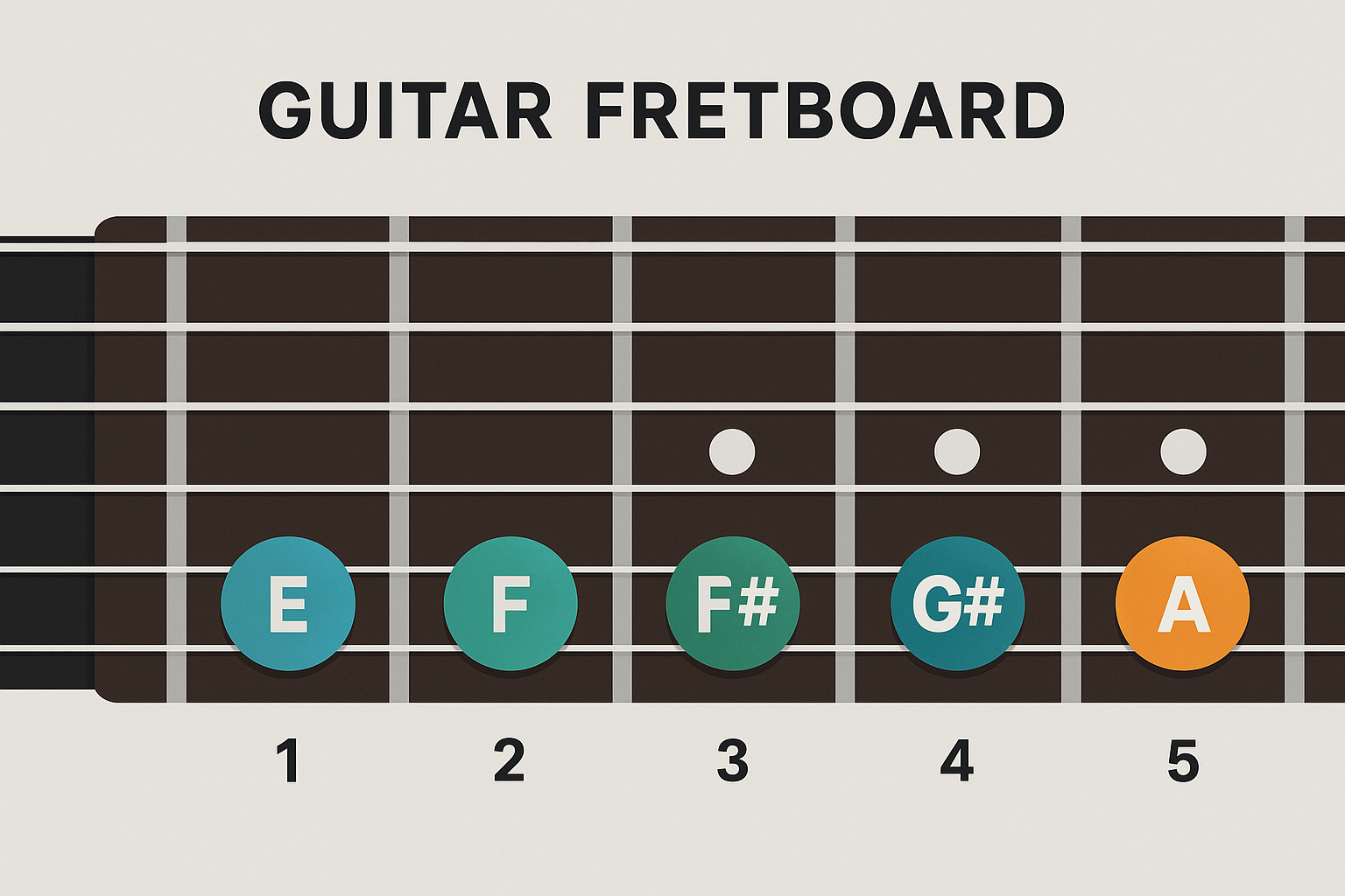 notas musicais no violão