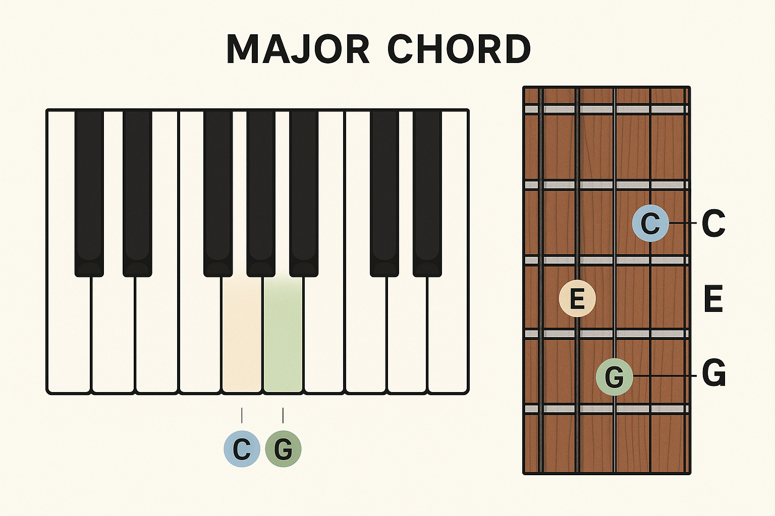 o que são acordes musicais