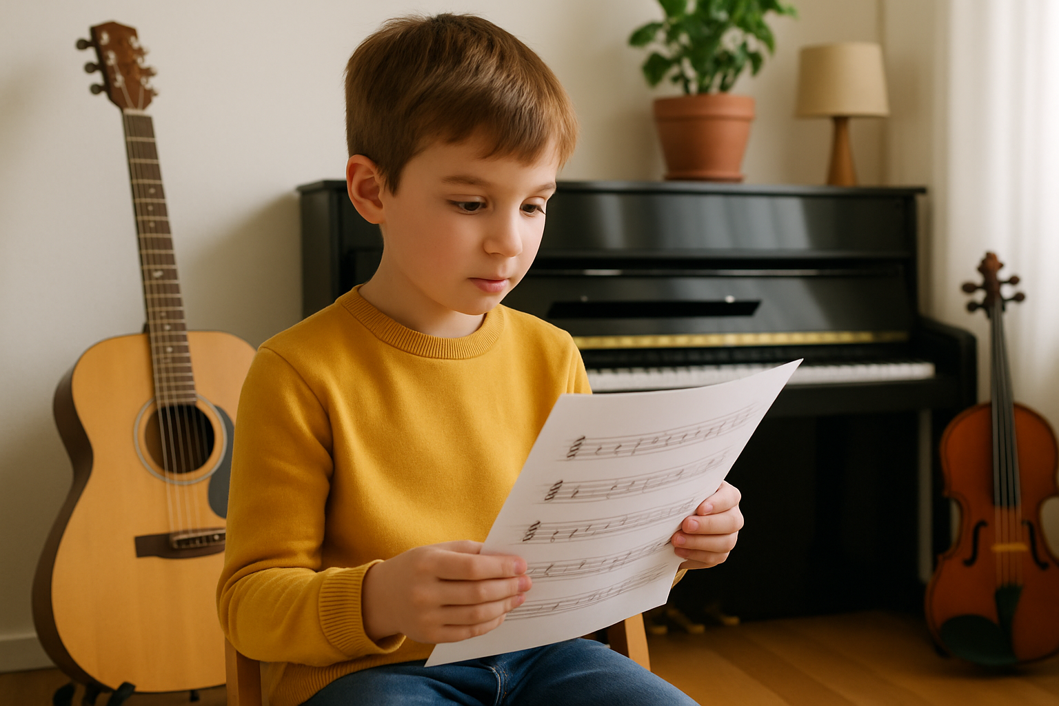 como ler notas musicais