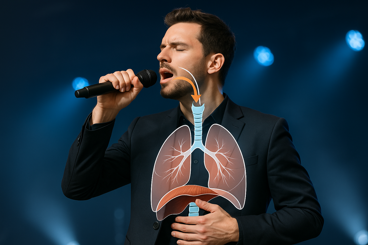 respiração para cantar melhor