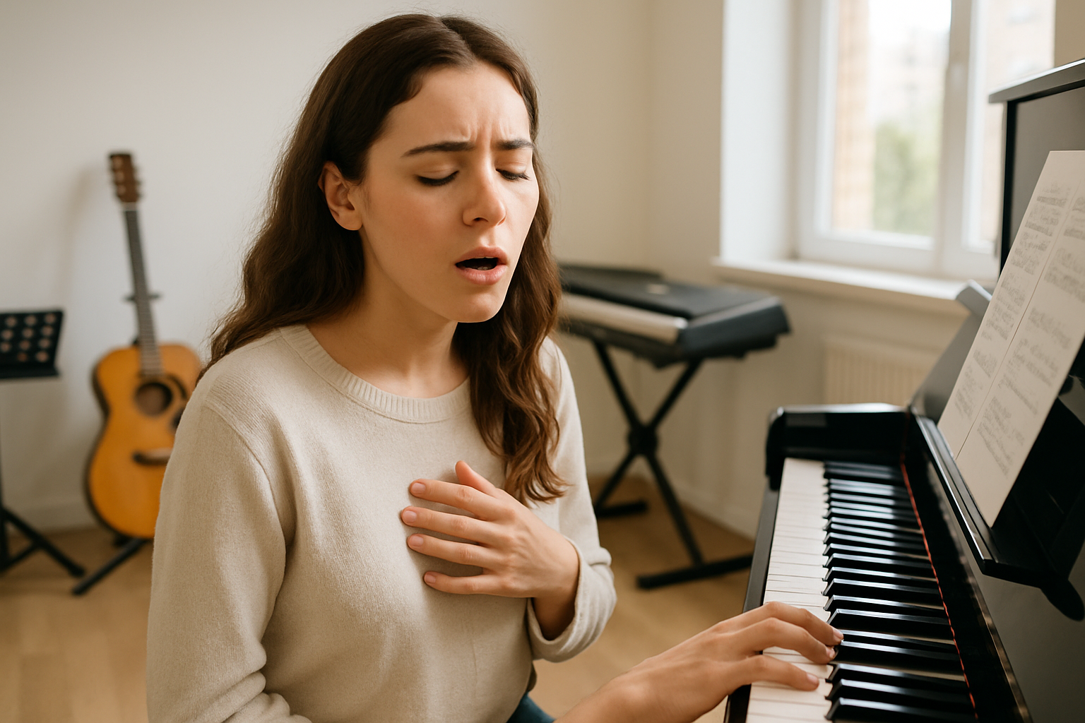 como cantar afinado