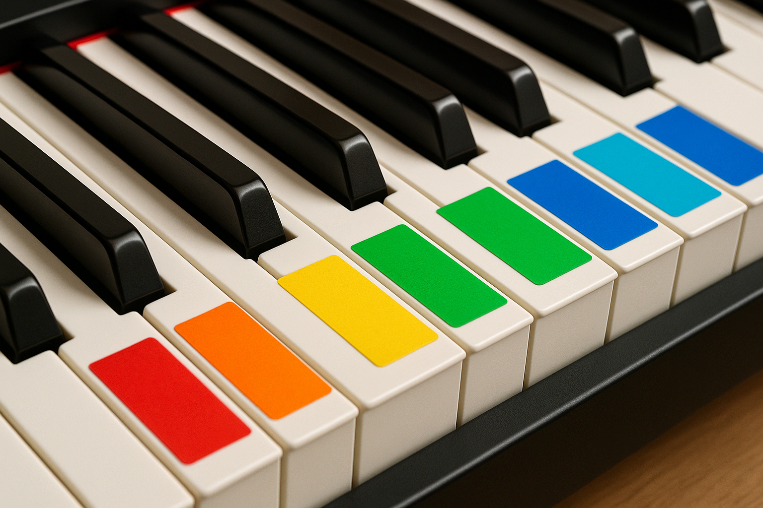 como decorar as notas do teclado