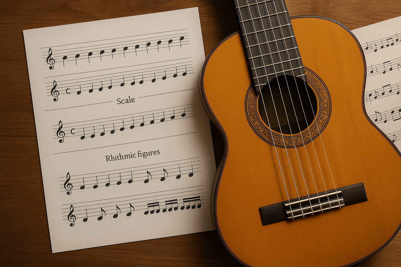 notas musicais para imprimir